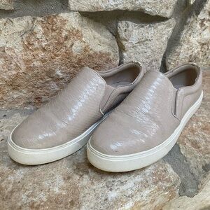 Aldo Beige Slip-On Sneakers